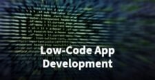 Low-Code Application Development Services navigation menu link