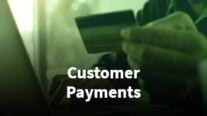 Customer Payments Solutions navigation menu link